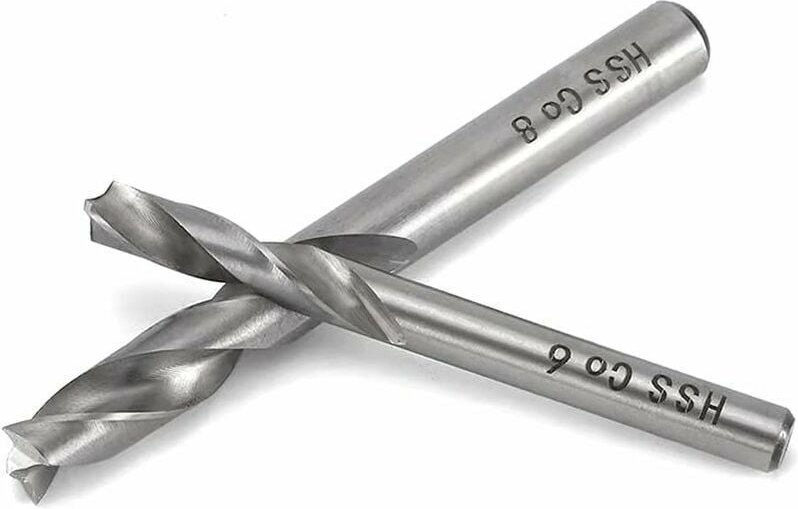 Lablanc - Anderer Bohrer, Satz mit 2 Punktschweißbohrern, hss Co M6 & M8 Punktschweißbohrer