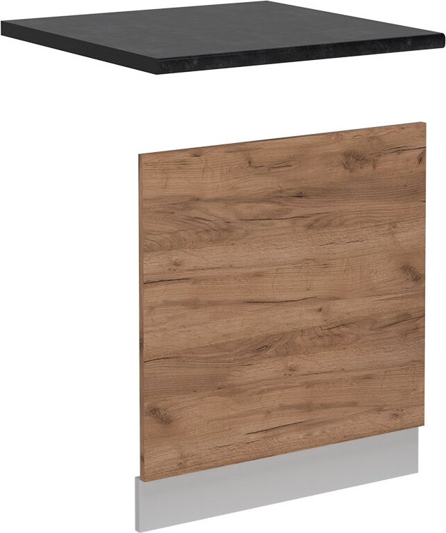 Vicco - Frontblende R-Line, Goldkraft Eiche, 60 cm ap Anthrazit