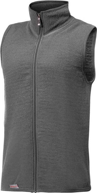 Thumbnail - Vest 400 Strickweste / Merino Weste Grey Größe s - Woolpower