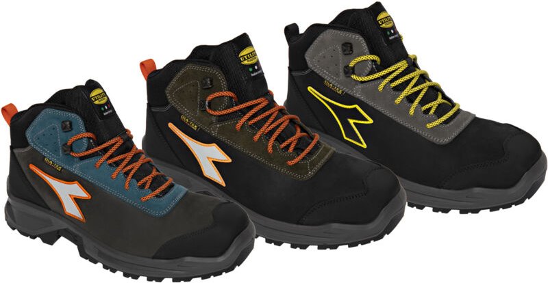 Diadora Cross Sport Diatex Mid S3 WR CI SRC Arbeitsschuhe - 35 EU - Grau