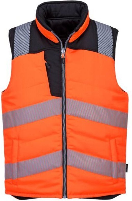 Wende-Westen Hochsichtbarkeit PW3 Orange/Schwarz XL