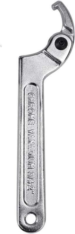 Chiave regolabile da 19-51 mm, chiave regolabile articolata, gancio per ammortizzatore per moto, chiave a cricchetto reg...