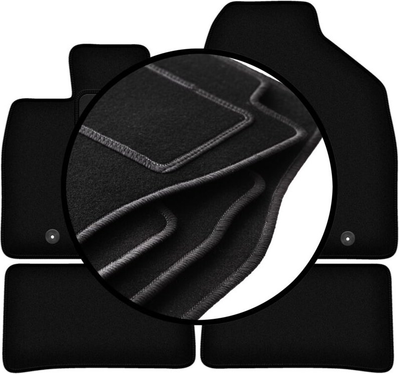 Komplettset Veloursmatten für: Lexus CT 200H Fließheck (2010-2020)