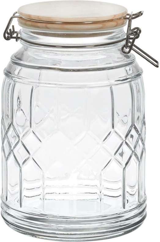 Vorratsglas mit Bambusdeckel 2,7l