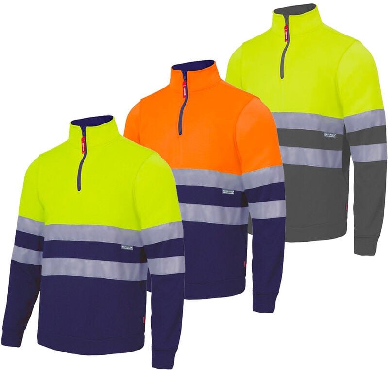 305701 Arbeits-Sweatshirt - xl - Blau/Gelb - Blau/Gelb - Velilla