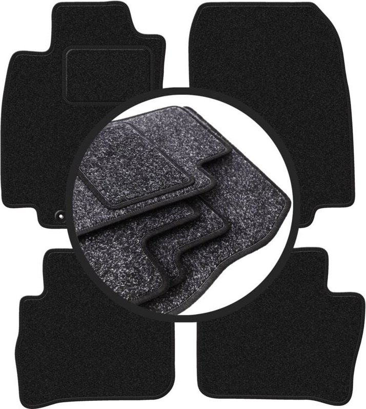 ANTHRA Fußmatten für: Nissan Tiida C11 Schrägheck, Limousine (2004-2012)