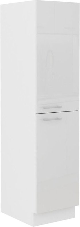 Küchen Preisbombe - Küchen Midi Hochschrank 30 Lara Weiß Hochglanz Küchenzeile Küchenblock Küche