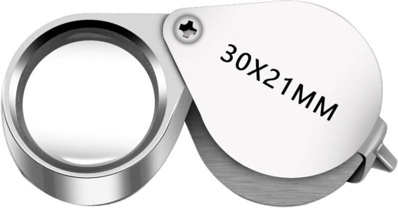 1 lente d'ingrandimento da gioielliere - 30 x 21 mm Lente d'ingrandimento per gioielli Lenti antiche - Lente d'ingrandim...