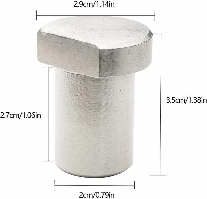4-teilige Werkbankanschläge, Begrenzungszapfenblöcke aus Edelstahl, festes Holzbearbeitungstischzubehör - Ahlsen