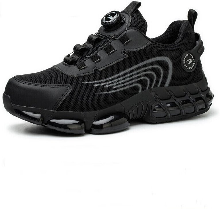 Ugreat - Arbeitssicherheitsschuhe – Design mit drehbaren Knöpfen, Anti-Smash- und Anti-Pannen-Konstruktion, leichte, atm...