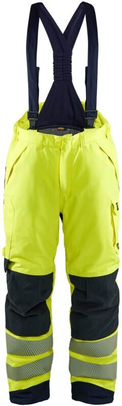 Multinorm Arbeits-Overall Winter 1817 - Neon Gelb / Marine XS
