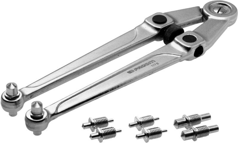 Schlüssel für Stirnlochmuttern - Facom