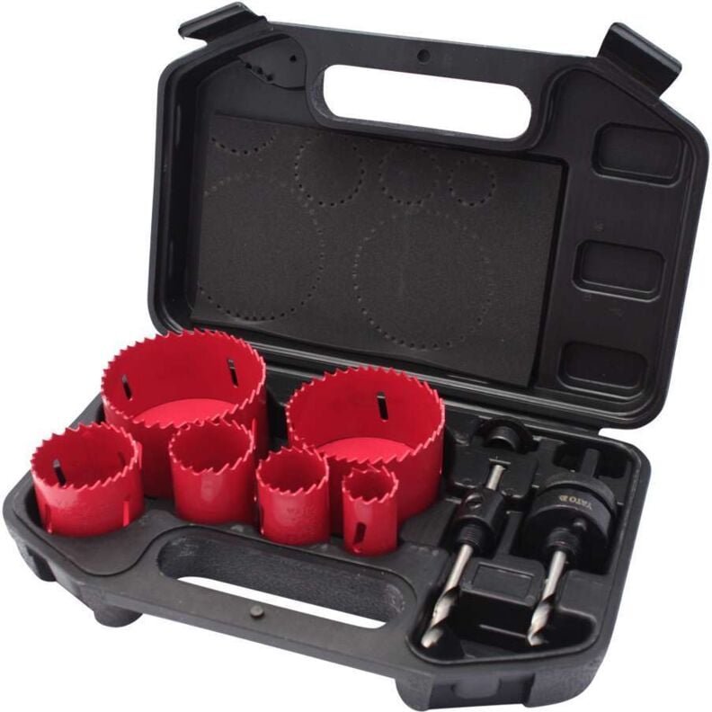 Elektriker-Lochsägensatz 22-73mm 8-Teilig - Yt-3380