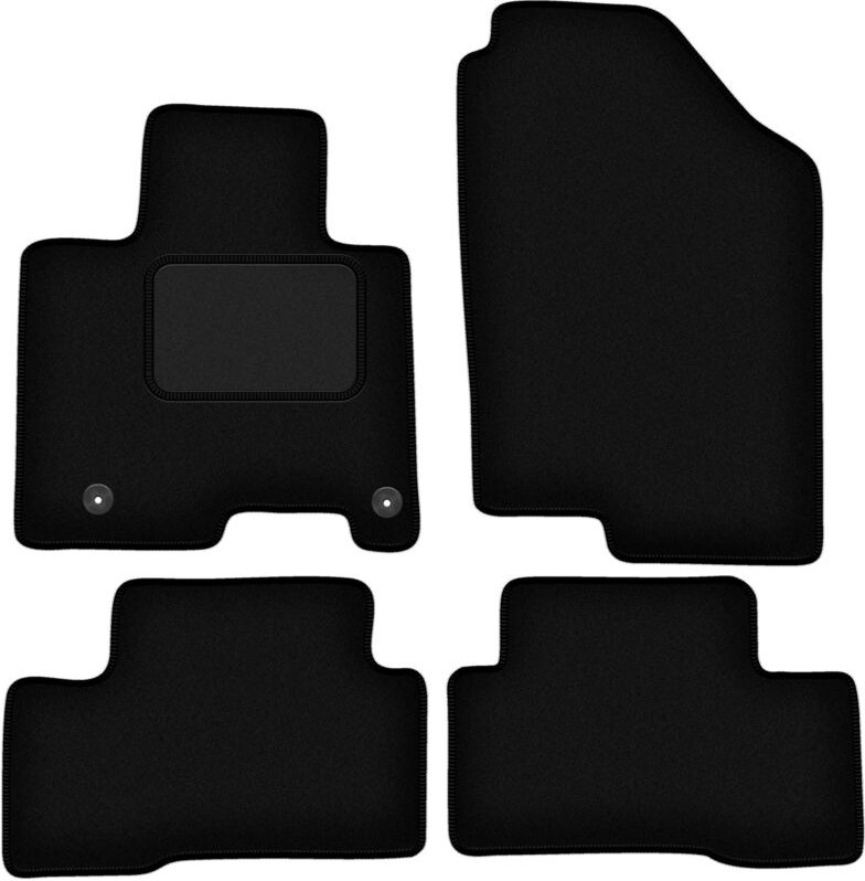 Schwarze Velours-Fußmatten für: Kia Sportage V Hybrid SUV (2021-)