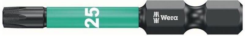 Impaktor Bit für Torx, 1/4 Zoll e 6,3 Set, Torx-Profil: TX25 5 Stk - Wera