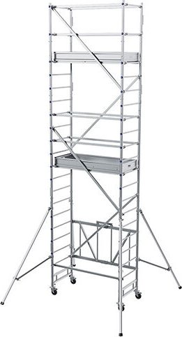 Klappgerüst 2 buehne - Maximale Arbeitshöhe 6.65m - POP516L