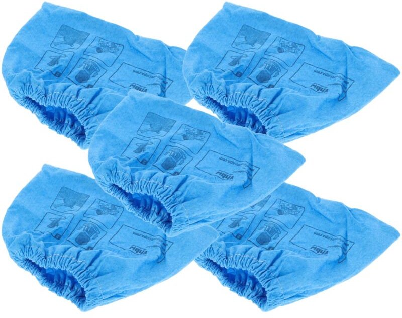 5x Textilfilter kompatibel mit Einhell te-vc 1820, 1925 sa, 1820S, 1820SA Staubsauger, Nass-/Trockensauger - Stoffbeutel...