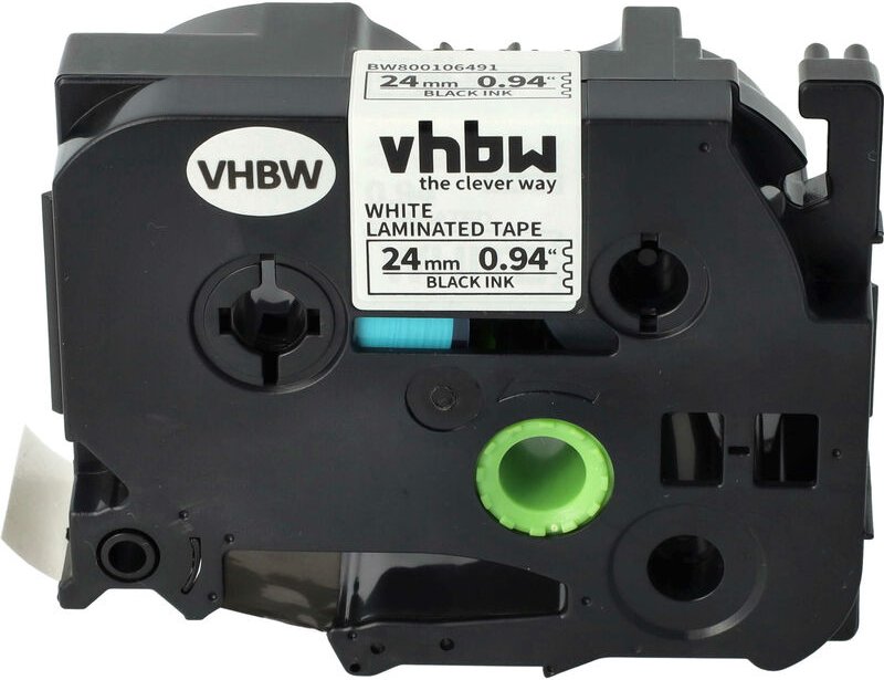 Vhbw - Schriftband-Kassette kompatibel mit Brother P-Touch PT-2700VP, PT-2710, PT-2730, PT-2730VP, PT-330 Etiketten-Druc...