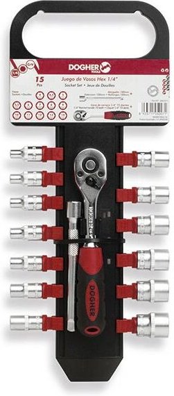 Satz à 15 Stk. Innensechskant 1/4 Dogher 500-071