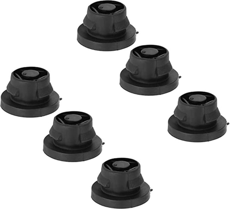 10 Stück Auto-Luftfilter-Gummitülleneinsatz, Halterung für Gummi-Luftfilter – 1,6 hdi, Luftfiltergehäuse-Abdeckungsklamm...