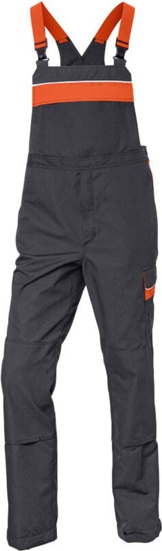 Kübler Latzhose kermel top psa 3 3358 dunkelgrau/orange Gr. 27