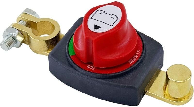 Lablanc - 12–48 v Batterietrennschalter für Auto, Fahrzeug, Wohnmobil und Boot (Minus, Ein/Aus)