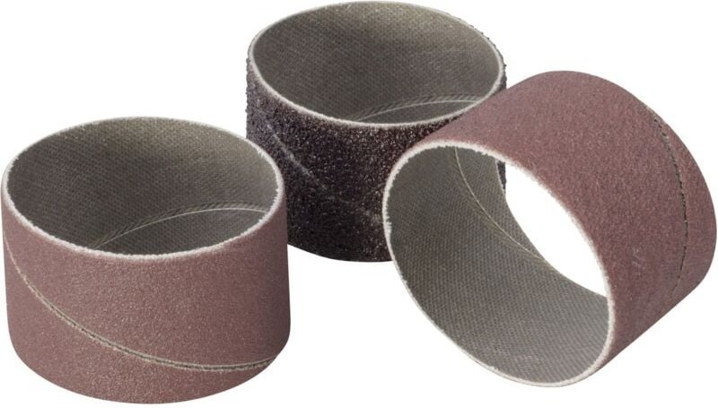 Schleifbänder K50/80/150 45 x 30 mm 3-teilig für Bandschleifer - Wolfcraft