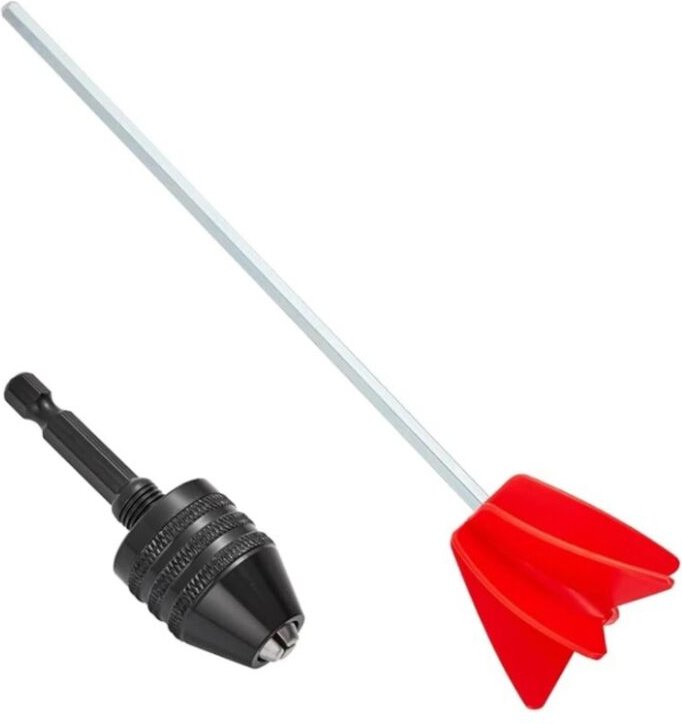 Farbmischer mit Zange, Propellermischer, 30 x 6,4 x 6,4 cm