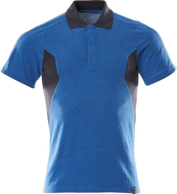Accelerate Polo-Shirt Premium Performance 18383 Poloshirt Polohemd, Farbe: Azurblau/Schwarzblau - 91010, Größe: m - Masc...