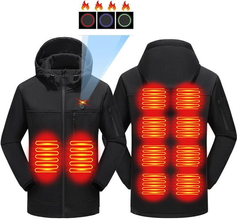 Elektrisch Beheizte Jacke Für Damen Und Herren, USB-Heizjacke, Beheizte Kleidung, Winterwarmer Leichter Daunenmantel Mit...