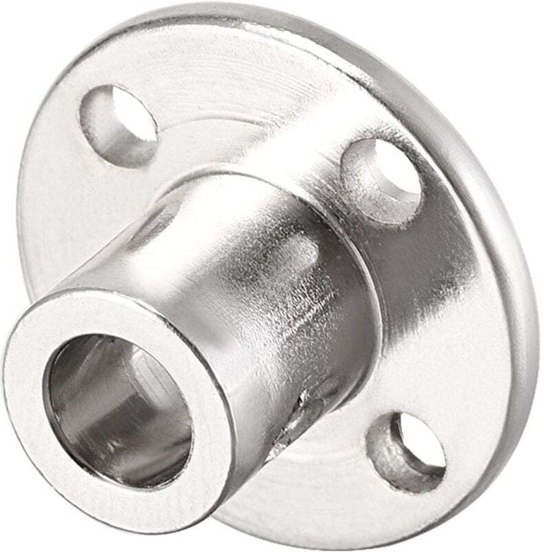 4 Stück Flanschkupplung, Motorführungswellenkupplung, Motorbuchse, 6 mm Innendurchmesser, H12D10, starr, für Heimwerkert...