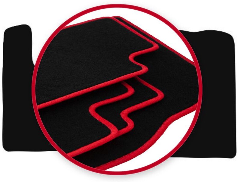 CARLUX-RED Autofußmatten für: Scania R LKW (2018-)