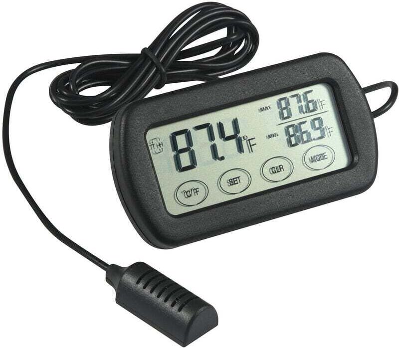 Thermometer-Hygrometer-Monitoranzeige, automatischer Alarm, Eierinkubator, maximale minimale Temperatur, Luftfeuchtigkei...