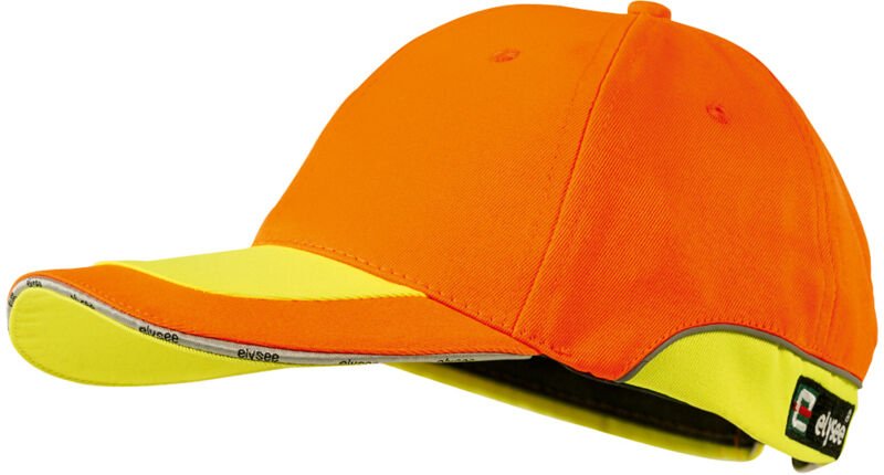 Elysee - andreas Warnschutz-Cap, Orange/Gelb ®, 80% Polyester, 20% bw Gr.Uni