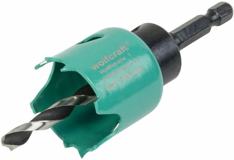 Lochsäge 30 - 35 mm Carbonstahl Lochsäge - Wolfcraft