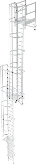 Matisère - Ortsfeste Steigleitern - Steighöhe 9.90 bis 10.20m - CS102-CPSH060-CSPC