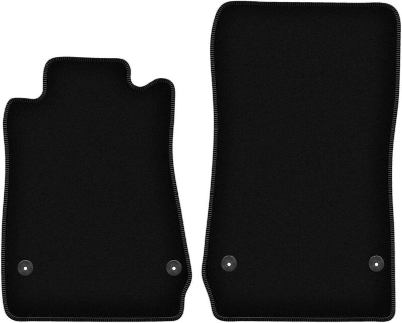 BASIC schwarze Veloursmatten für: Mercedes SLK R171 Coupé (2004-2011)