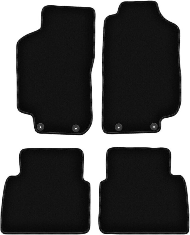 BASIC schwarze Veloursmatten für: Saab 9-5 I Y3SE Limousine, Kombi (1997-2005)