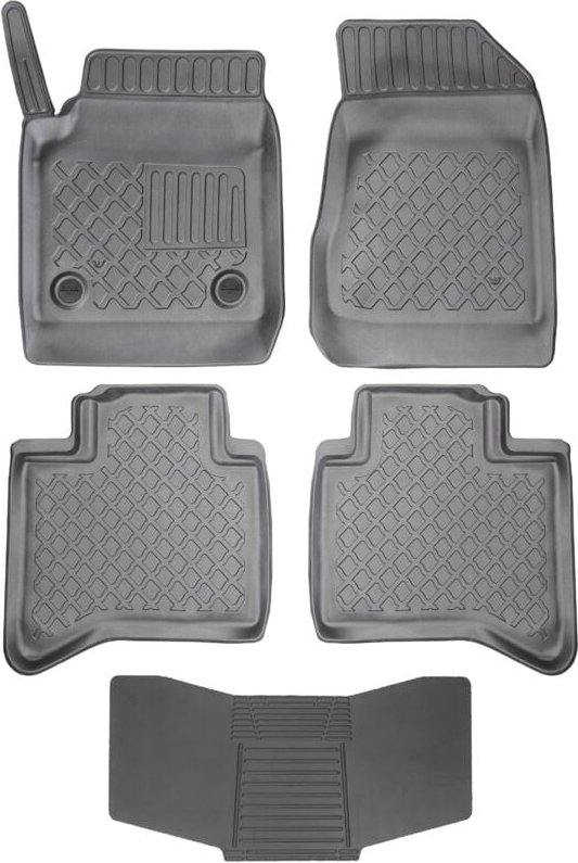 Fußmatten ARISTAR 604321 + ABDECKUNG 251992 -Maxus T90 EV 2022- (elektrisch) STOP. MOUNT MS + BMW VELCRO Fahrer