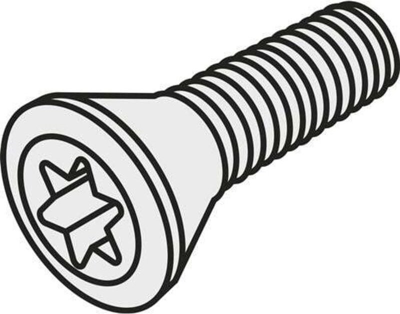 Wendeschneidplatten-Schraube ISO 5513 020-27 Bruttogewicht 0,1g PRAMET