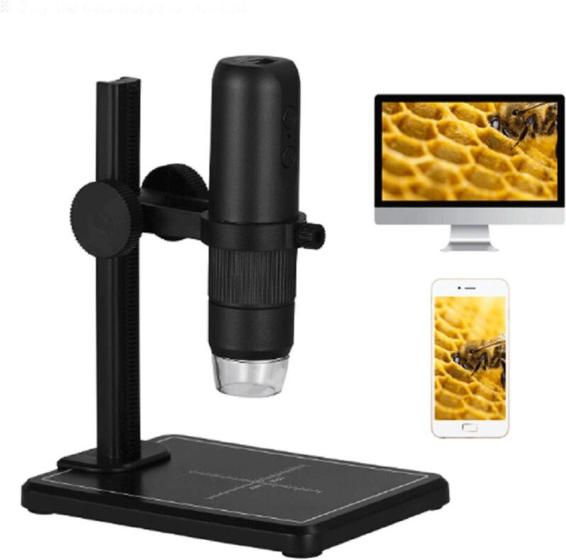 Trade Shop - microscopio digitale Q-XW05 wi-fi usb 1080P hd 50-1000X portatile entschliessung -