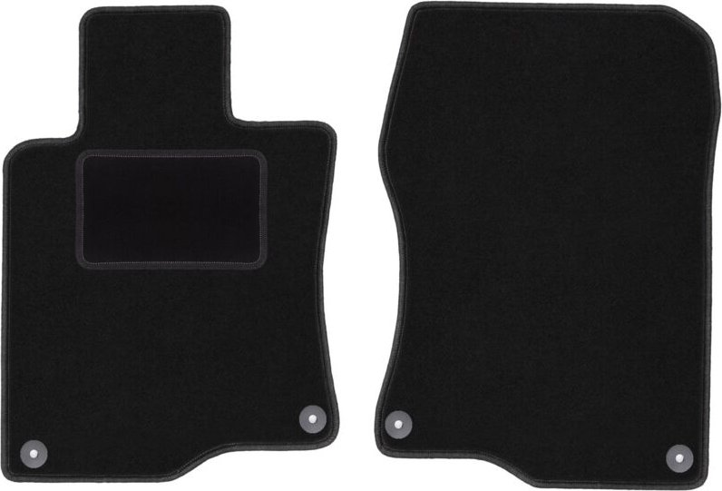 Vordere Matten schwarz für: Honda Accord VIII Limousine, Kombi, Tourer (2008-2015)