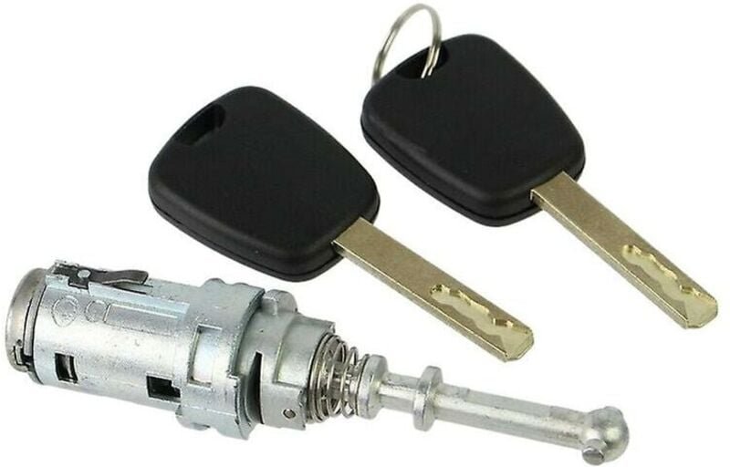Schlosssatz + Schließzylinder für Tür vorne links Citroen C2 C3 C3 PLURIEL + 2 Schlüssel-