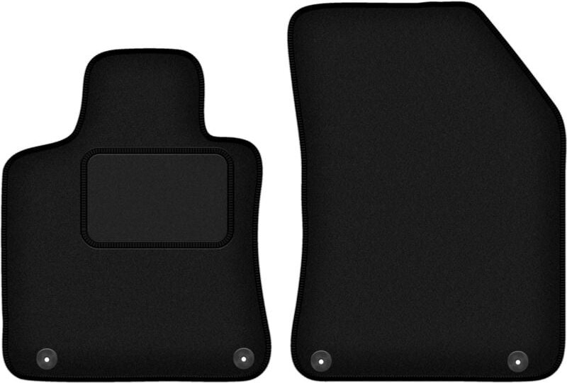 Schwarze Vordermatten für: DS. 9 Limousine (2020-)