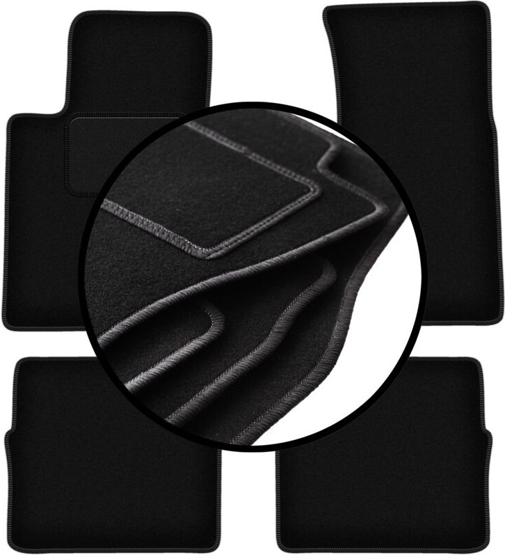 Komplettset Veloursmatten für: Cadilac SRX 0 (2004-2010)