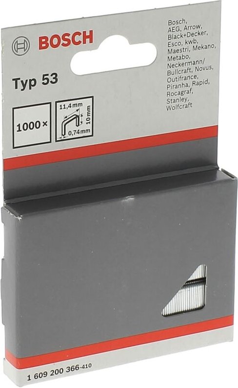 Thumbnail - Heftklammern 10x11,4 mm Typ 53 pro 1000 für Bosch Heftmaschine