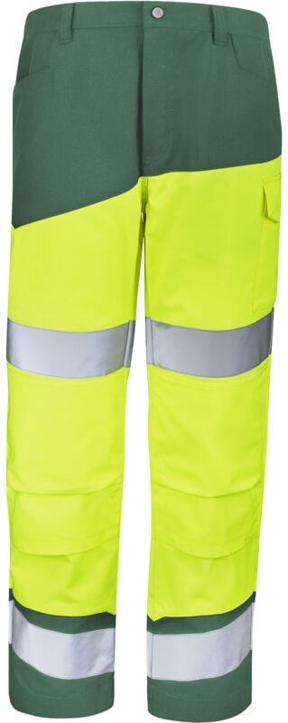 Hose mit Neon-Taschen, SAFE XP, Neon-Gelb/Amazonie-Grün, Größe S (40-42)