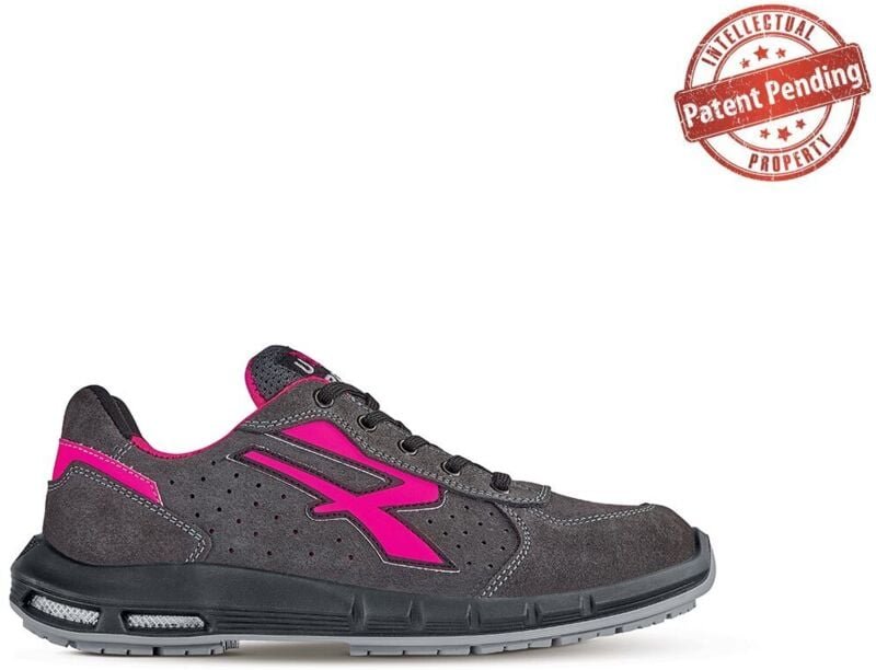 Thumbnail - Sicherheitsschuhe niedrig ELECTRA PLUS ESD S1P SRC - Grau/Fuchsia 37