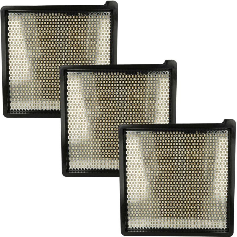 vhbw 3x Flachfaltenfilter kompatibel mit Kärcher KM 75/40 WG, KM 75/40 W Bp Pack Scheuersaugmaschine, Kehrmaschine - Luf...