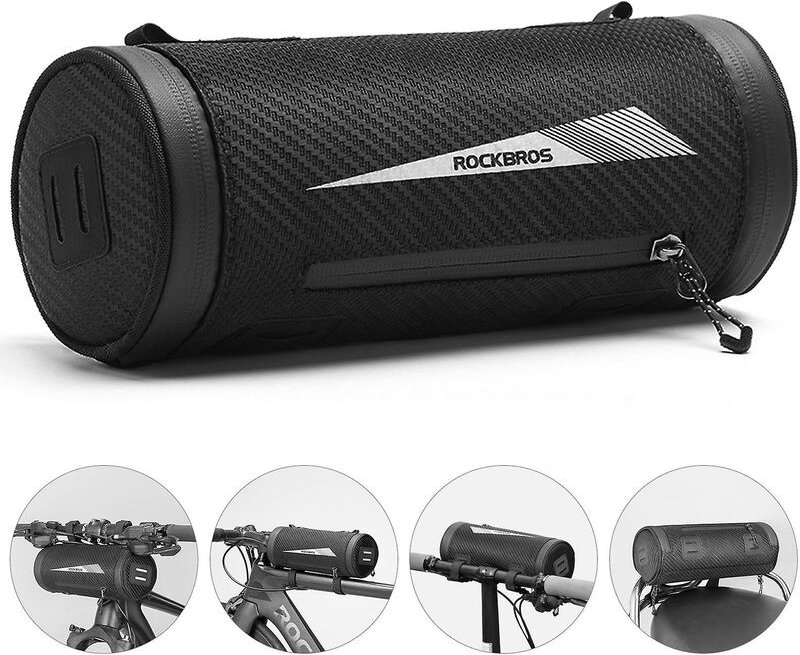 Fahrrad-Lenkertasche, wasserdicht, für Radfahren, vorne, Aufbewahrungstasche, Fahrrad-Handy-Halterung, vorne am Rahmen o...